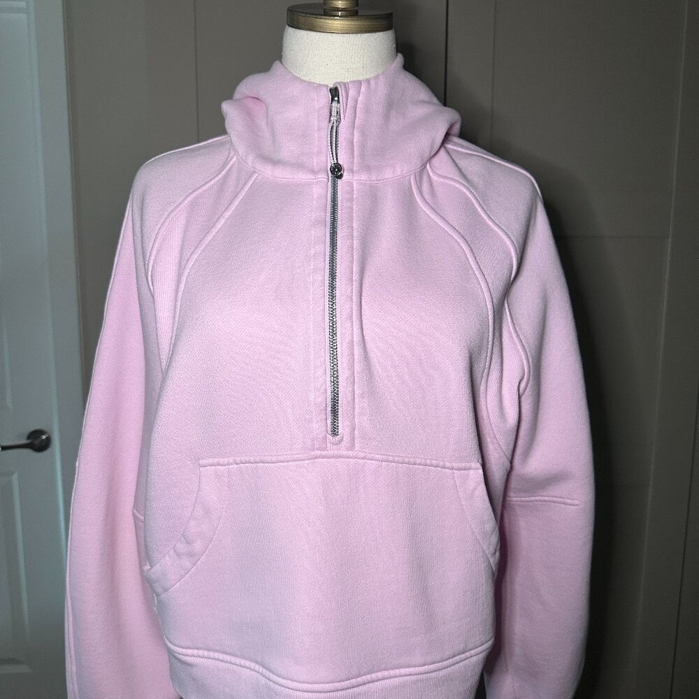 Lululemon Half-Zip Hoodie ~ Meadowsweet Pink ~ M/L ~ECU!